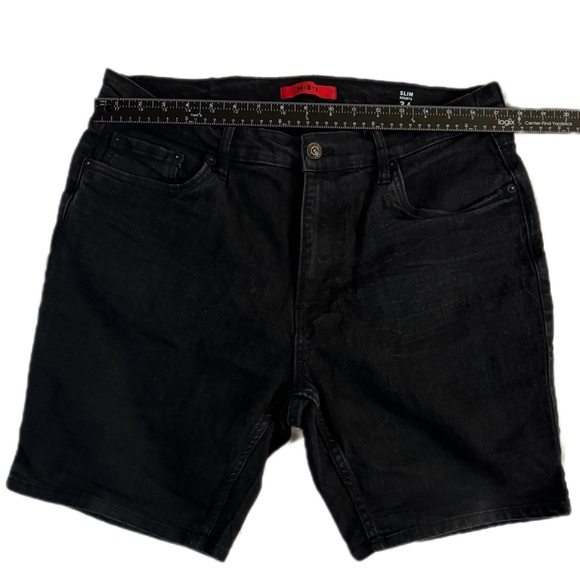 MBX Black Slim Fit Shorts - Stylish, Comfortable, Everyday Wear - Picture 4 of 5